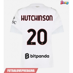Lacne Ženy Futbalové dres AC Milan Omari Hutchinson #20 2026-27 Krátky Rukáv - Preč
